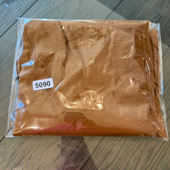 A Day v-neck snap front Dress brown 45090 - Picture 10 of 11